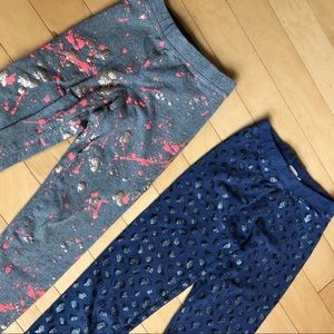 Crew Cuts Leggings x set of 2 💙💛